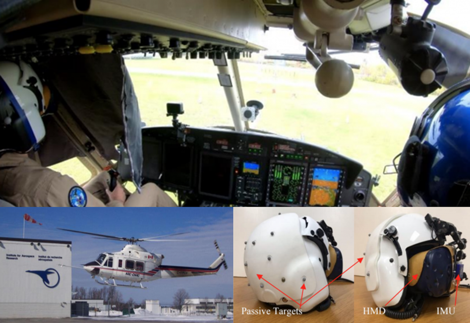 LPVR-DUO in an NRC helicopter